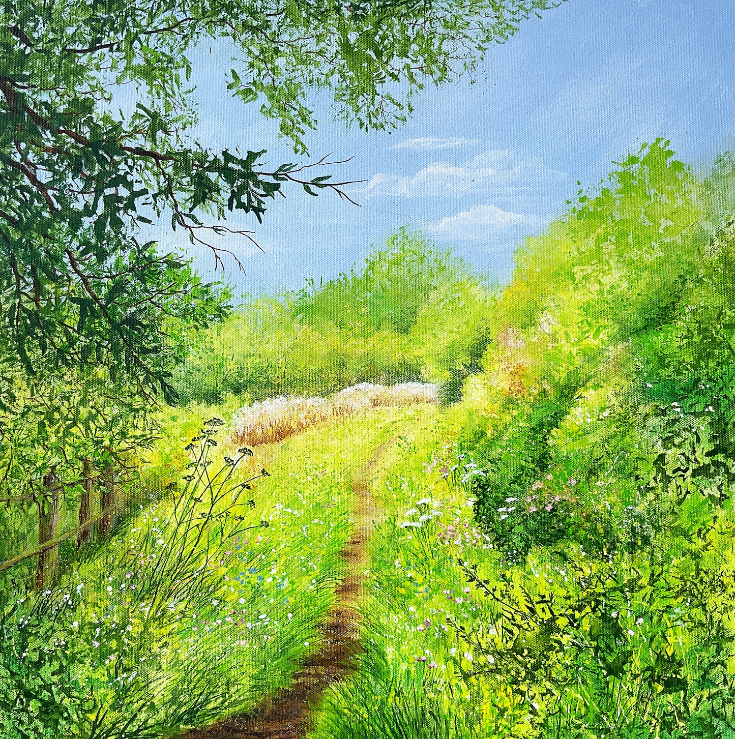 'Hidden Pathway' Original painting by Beverley Perry