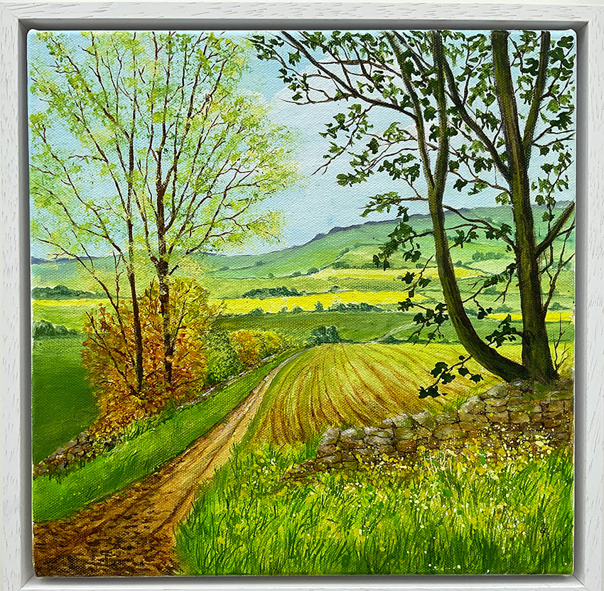 Ramble Reminder- Original Mixed Media Painting - Beverley Perry Artist