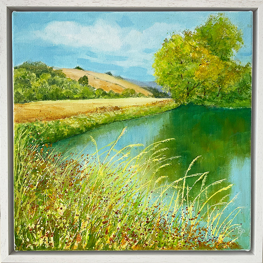 Riverside - Mixed Media - Beverley Perry Artist