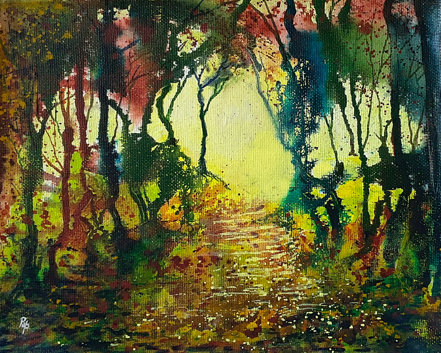 Shed Some Light - Mixed Media Painting - Beverley Perry Artist