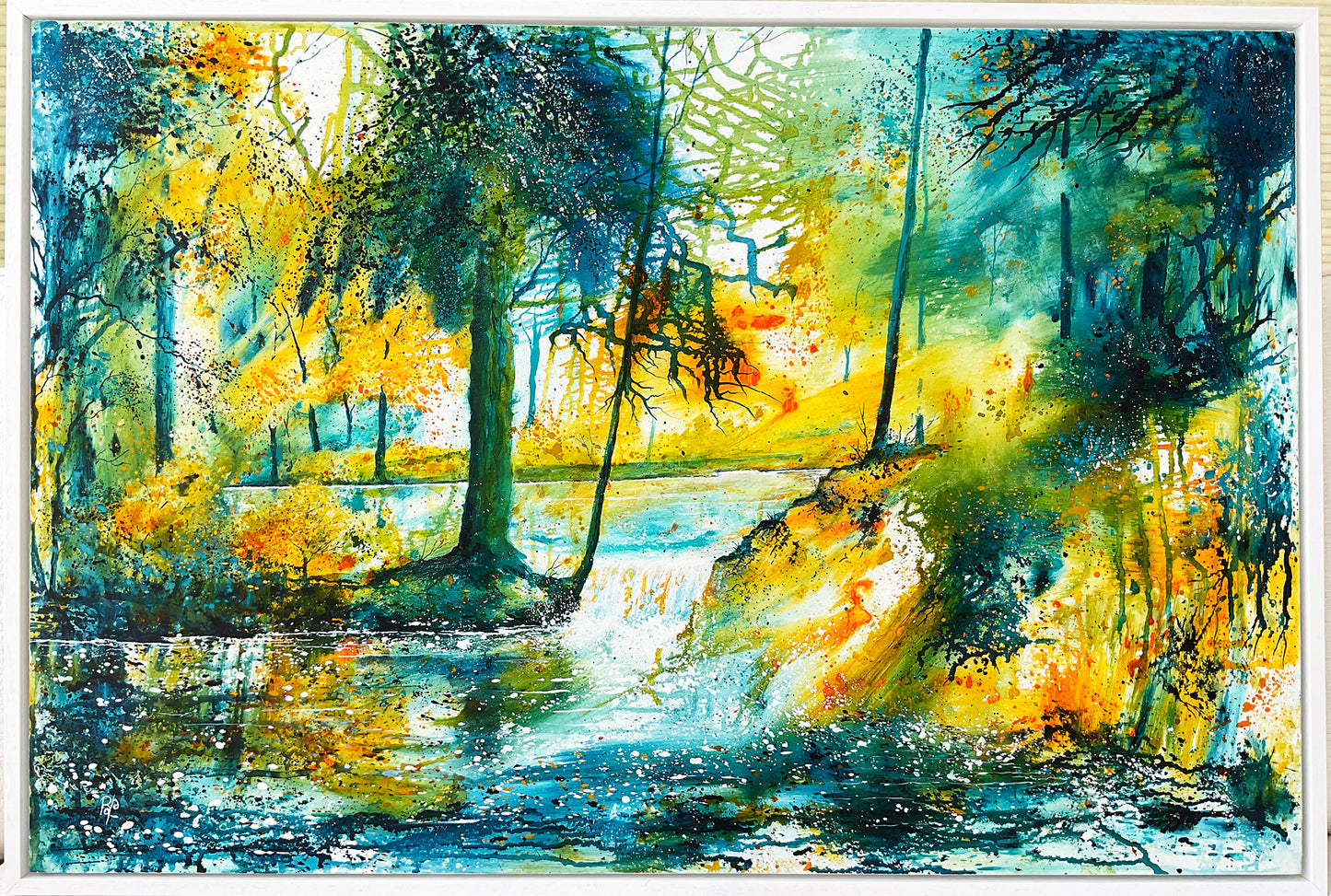 "Woodland Wonder" Original mixed media painting by Beverley Perry