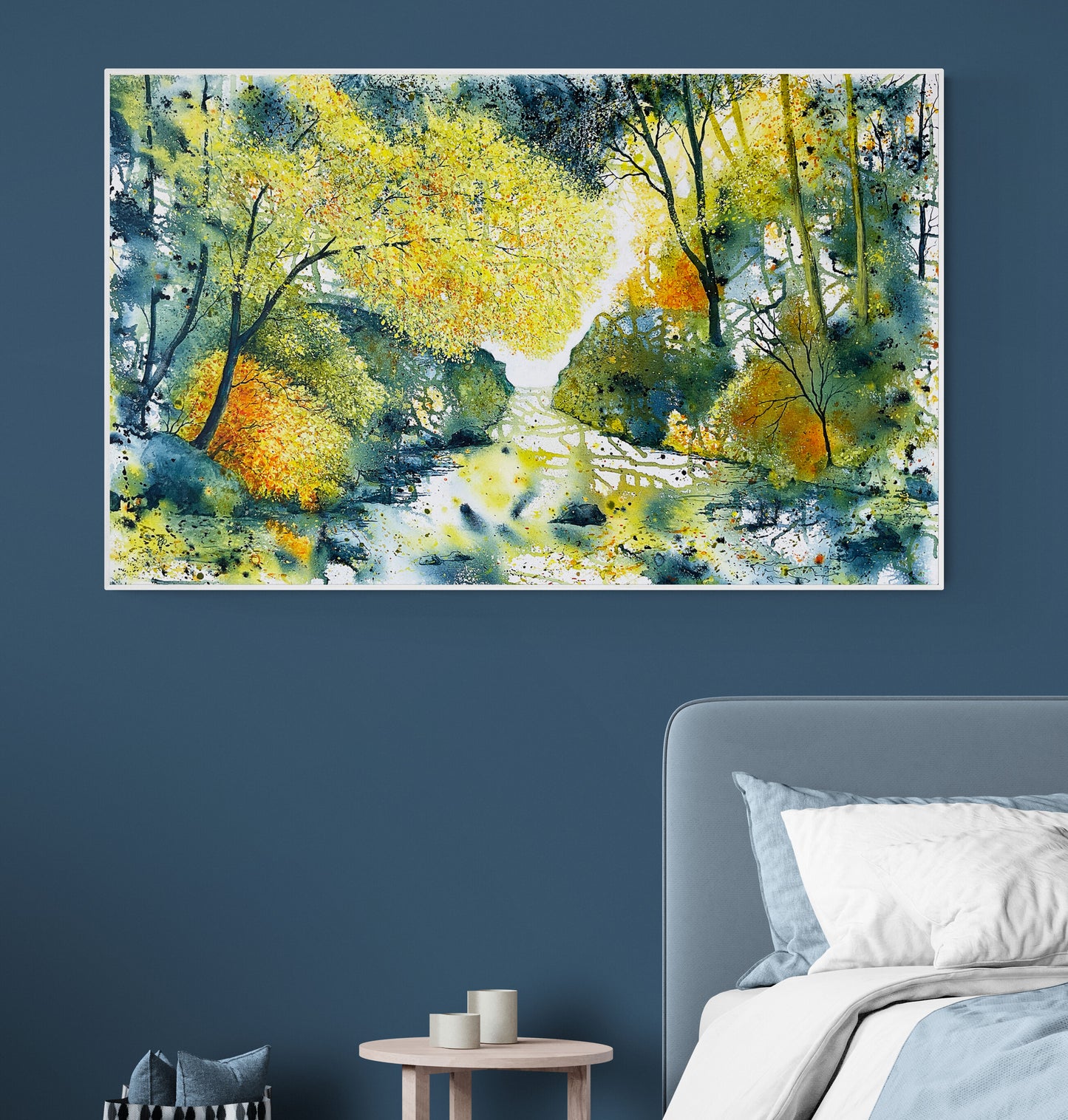 Enchanting Forest - mixed media painting - Beverley Perry Artist"