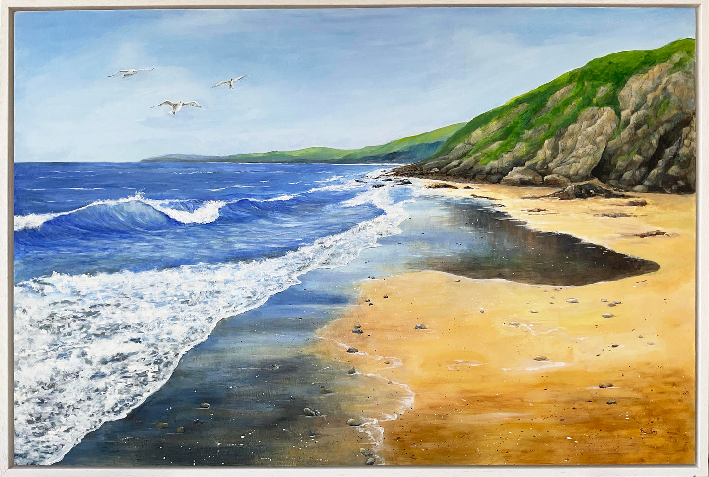 "Call to the Sea" Original painting by Beverley Perry Artist