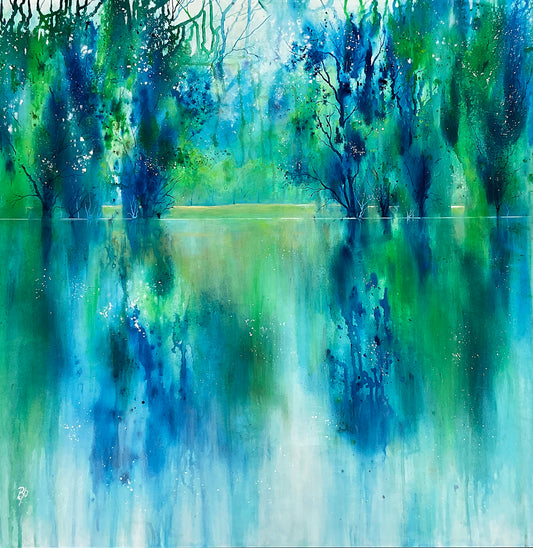 "Contemplation" original Painting by Beverley Perry Artist