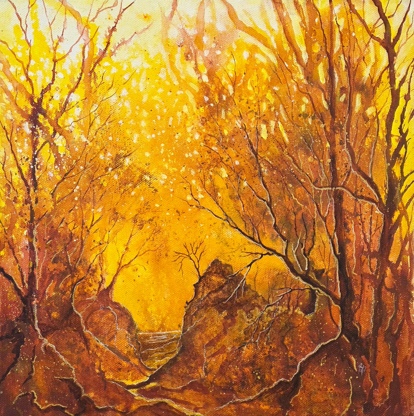"Intriguing" Original painting by Beverley Perry