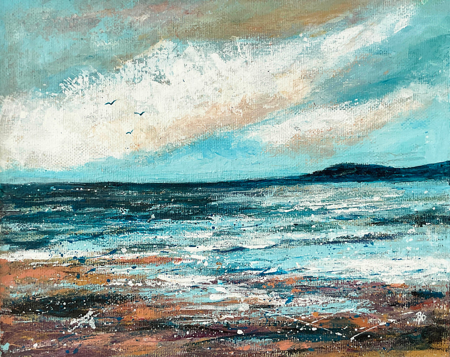 "Wild Coast" Original Painting by Beverley Perry Artist