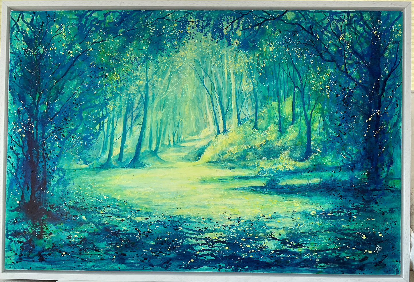 "Let Light shine out of the Darkness'-Original Painting - Beverley Perry Artist