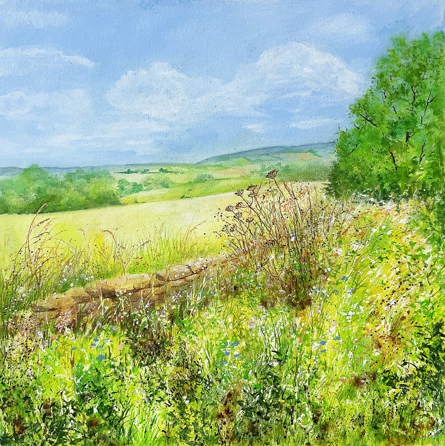 'Where we walked' Original painting by Beverley Perry