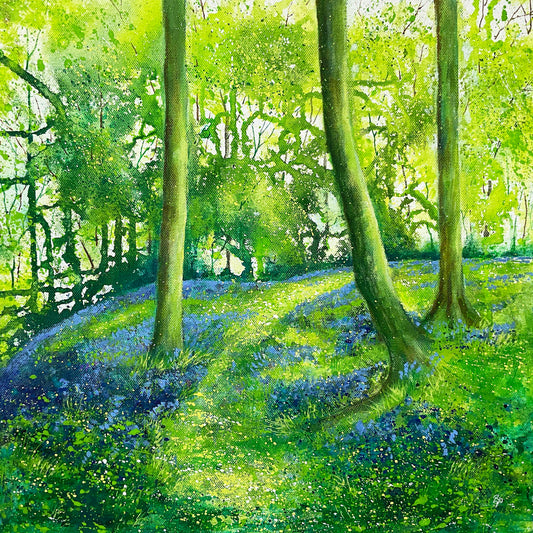 "Where wild things grow" Original painting by Beverley Perry
